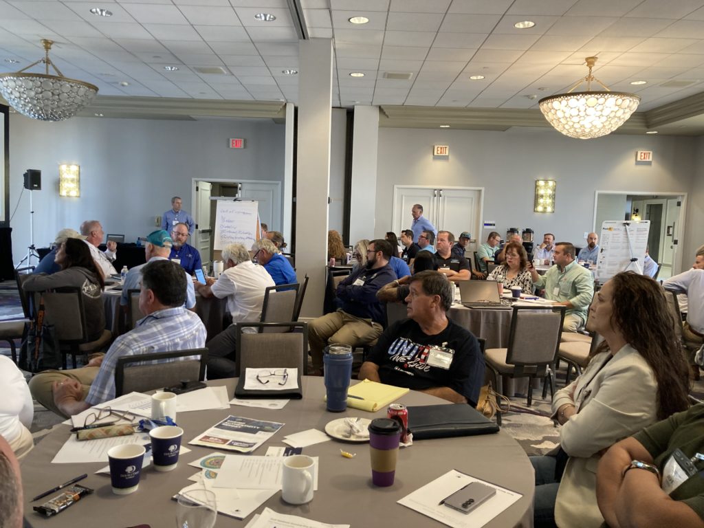 Break out sessions at the Gulf Coast Fisheries Summit.