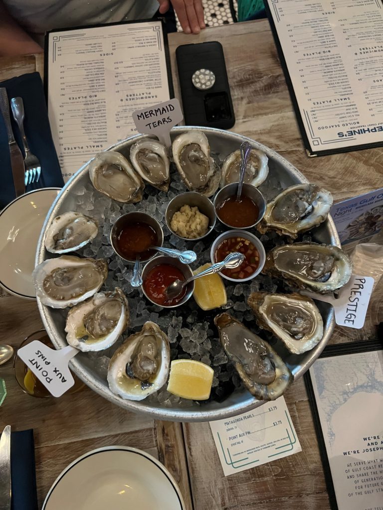 Various Oysters featuring: Prestiege, Mermaid Tears and Point Aux Pins