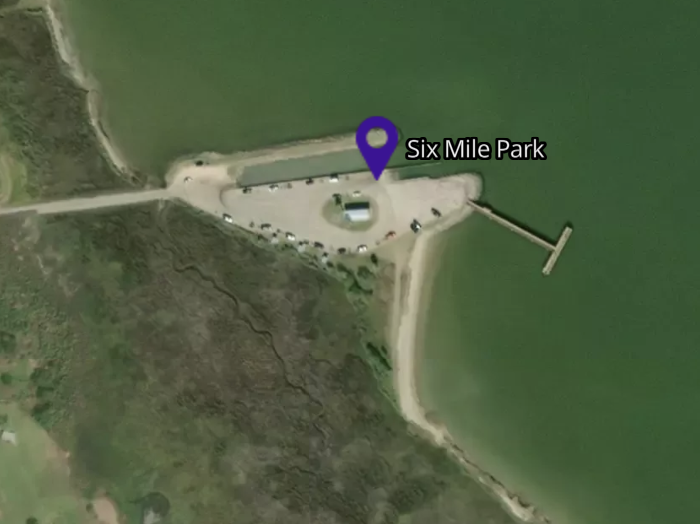 Six Mile Park Water Level Sensor Location