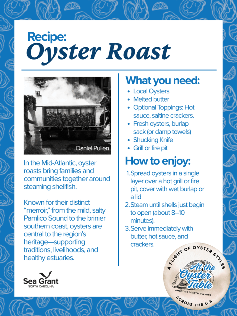 Oyster roast recipe details