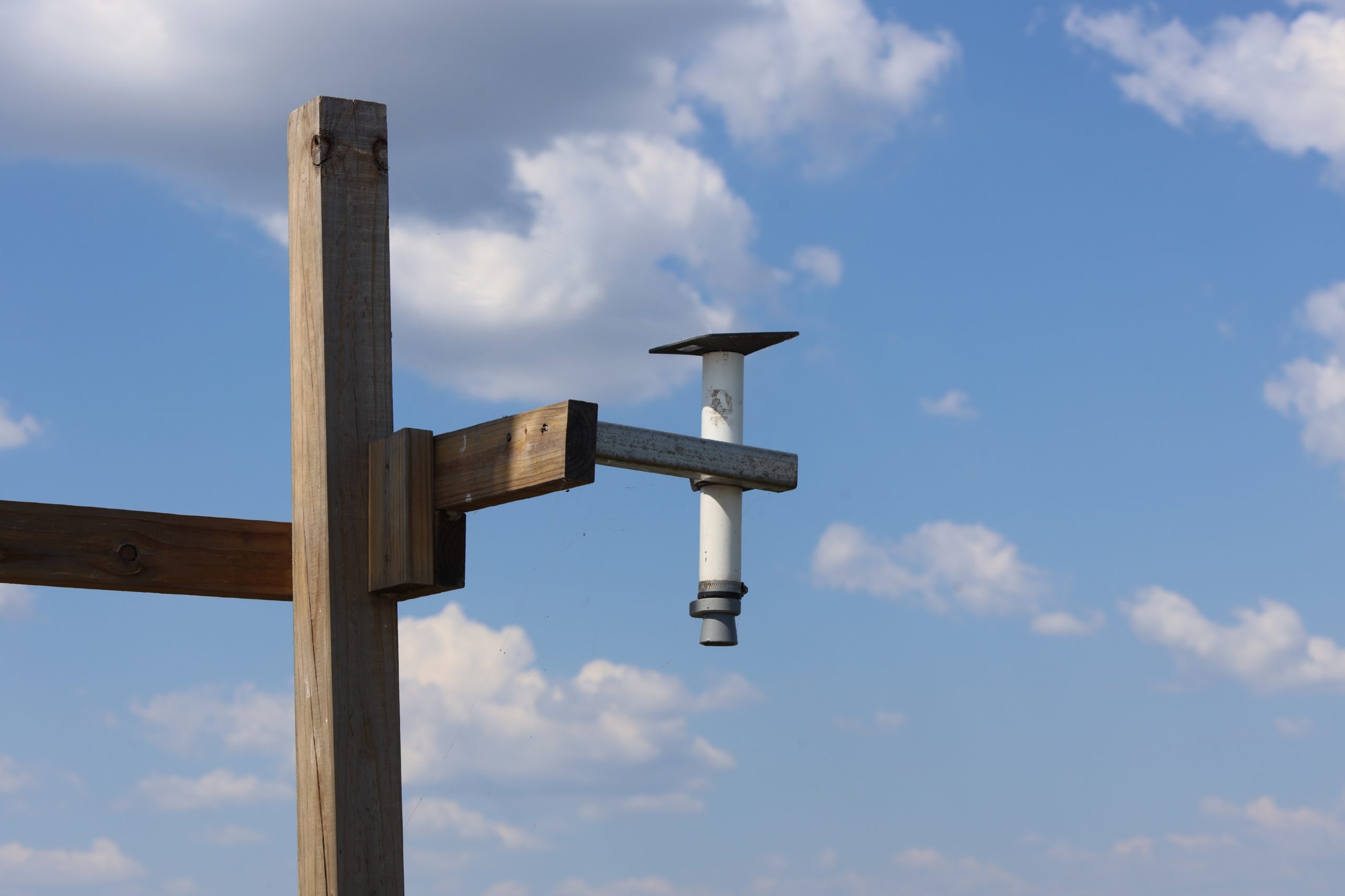 Water level sensor at Six Mile Park