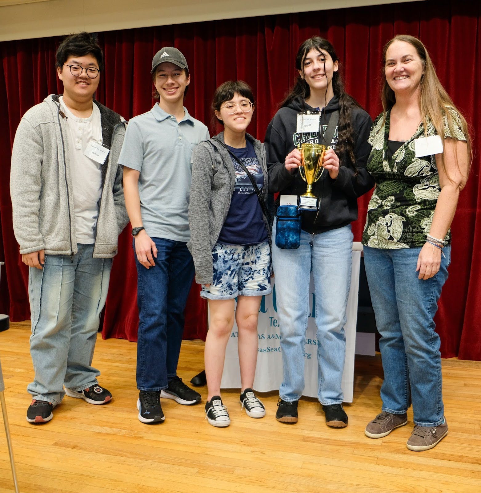 Award recipients at Dolphin Challenge 2025