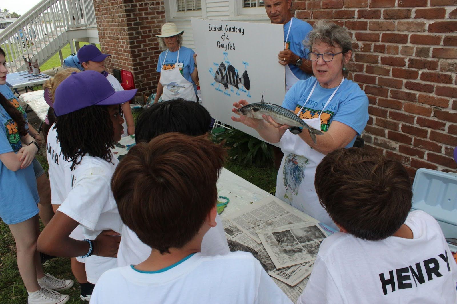 Fish Printing Camp Wild