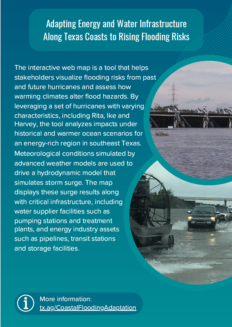 Adapting Energy and Water Infrastructure Along Texas Coasts to Rising Flooding Risks Cover