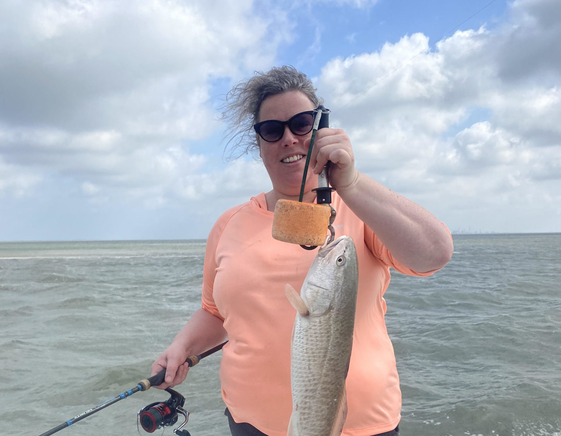 Jessica dutton on research boat