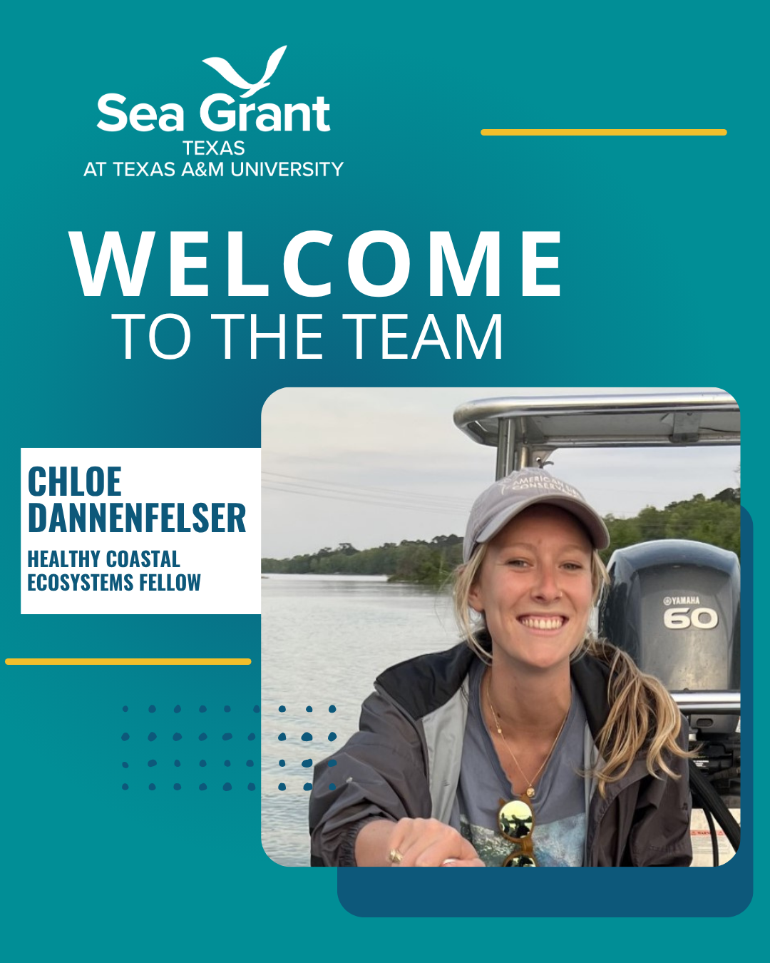 Chloe Welcome Post